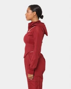 Reebok Women's Cardi B X Reebok Corset Hoodie Triathlon Red -Mitchell & Ness Shop 02029037 YR001 womens 0060