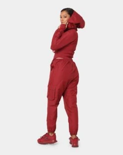 Reebok Women's Cardi B X Reebok Corset Hoodie Triathlon Red -Mitchell & Ness Shop 02029037 YR001 womens 0080