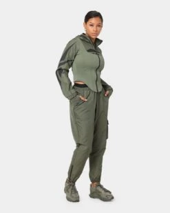 Reebok Women's Cardi B X Reebok Corset Hoodie Hunter Green -Mitchell & Ness Shop 02029038 YG646 womens 0020