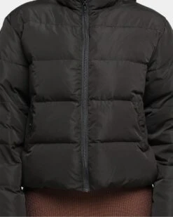 EN.ES Women's Shake Up Puffa Jacket Black -Mitchell & Ness Shop 02029066 YB001 womens 030