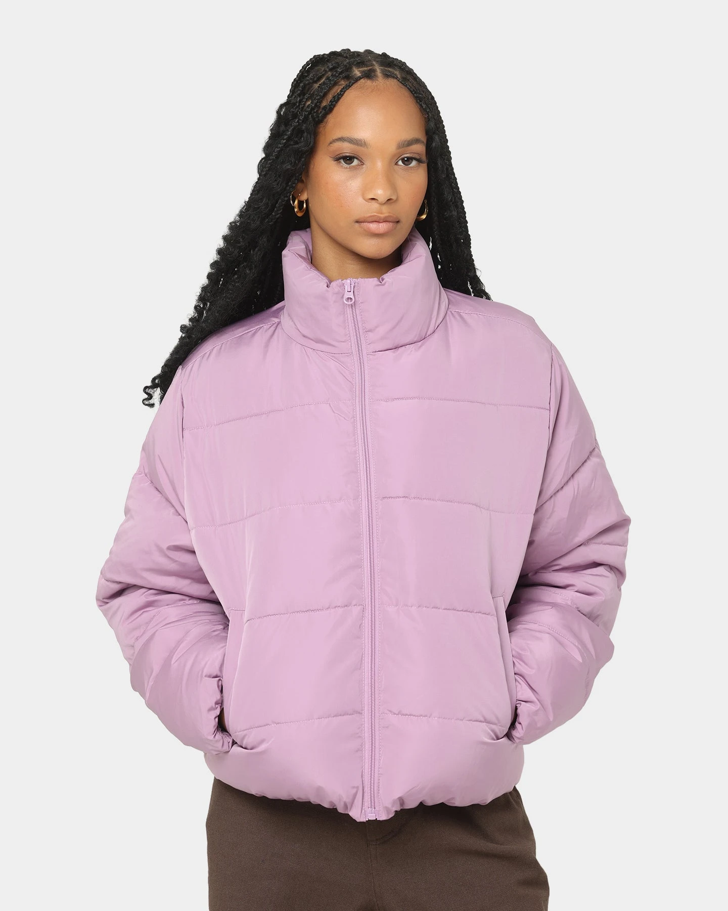EN ES Women's Shake Up Puffa Jacket Lilac EN ES Women's Shake Up Puffa Jacket Lilac -Mitchell & Ness Shop 02029066 YL300 womens 0010