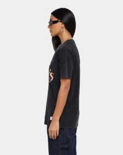 Carré Men's Groove Vintage T-Shirt Black Wash 7 Carré Men's Groove Vintage T-Shirt Black Wash -Mitchell & Ness Shop 02029554 YB295 womens 00120