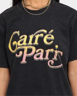 Carré Men's Groove Vintage T-Shirt Black Wash 4 Carré Men's Groove Vintage T-Shirt Black Wash -Mitchell & Ness Shop 02029554 YB295 womens 0090