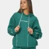 Carre Ange Hoodie Deep Teal 1 Carre Ange Hoodie Deep Teal -Mitchell & Ness Shop 02029777 YD527 womens 0010