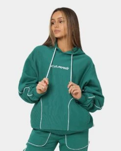Carre Ange Hoodie Deep Teal