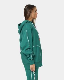 Carre Ange Hoodie Deep Teal -Mitchell & Ness Shop 02029777 YD527 womens 0050