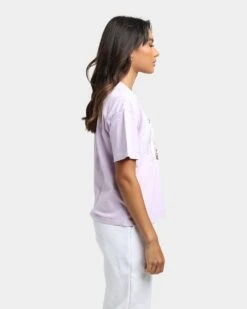 Majestic Athletic Women's San Francisco 49ers NHL Logo Vintage T-Shirt Orchid -Mitchell & Ness Shop 02031777 YO029 womens 0050