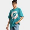 Mitchell & Ness Miami Dolphins Big Logo Vintage T-Shirt Faded Tonal 1 Mitchell & Ness Miami Dolphins Big Logo Vintage T-Shirt Faded Tonal -Mitchell & Ness Shop 02032178 YF071 womens 0010