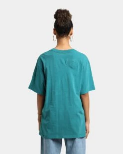 Mitchell & Ness Miami Dolphins Big Logo Vintage T-Shirt Faded Tonal -Mitchell & Ness Shop 02032178 YF071 womens 0040