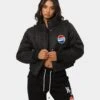 Nana Judy Women's Pepsi Crop Puffa Jacket Black -Mitchell & Ness Shop 02032382 YB001 womens 0010
