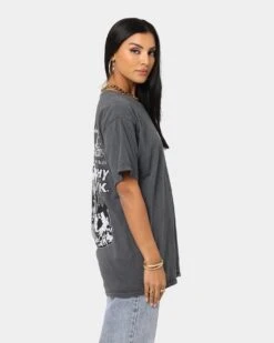 Rats Get Fat Anarchy In The UK Vintage T-Shirt Off Black -Mitchell & Ness Shop 02032954 YO124 womens 0050