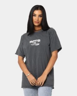 Rats Get Fat Anarchy In The UK Vintage T-Shirt Off Black -Mitchell & Ness Shop 02032954 YO124 womens 0080