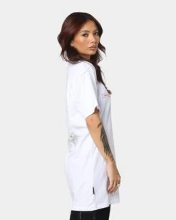 Saint Morta Doves Vintage T-Shirt White 6 Saint Morta Doves Vintage T-Shirt White -Mitchell & Ness Shop 02033002 YW100 womens 0050