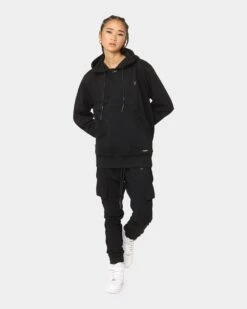 The Anti Order Anti Essential Hoodie Black -Mitchell & Ness Shop 02033980 YB001 womens 0020