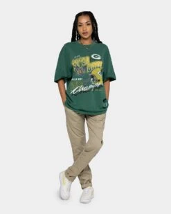 Mitchell & Ness Green Bay Packers Vintage Superbowl T-Shirt Vintage Green -Mitchell & Ness Shop 02034588 YG909 womens 0021
