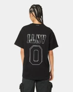 The Anti Order Truancy T-Shirt Black/White -Mitchell & Ness Shop 02035743 YB012 womens 0070