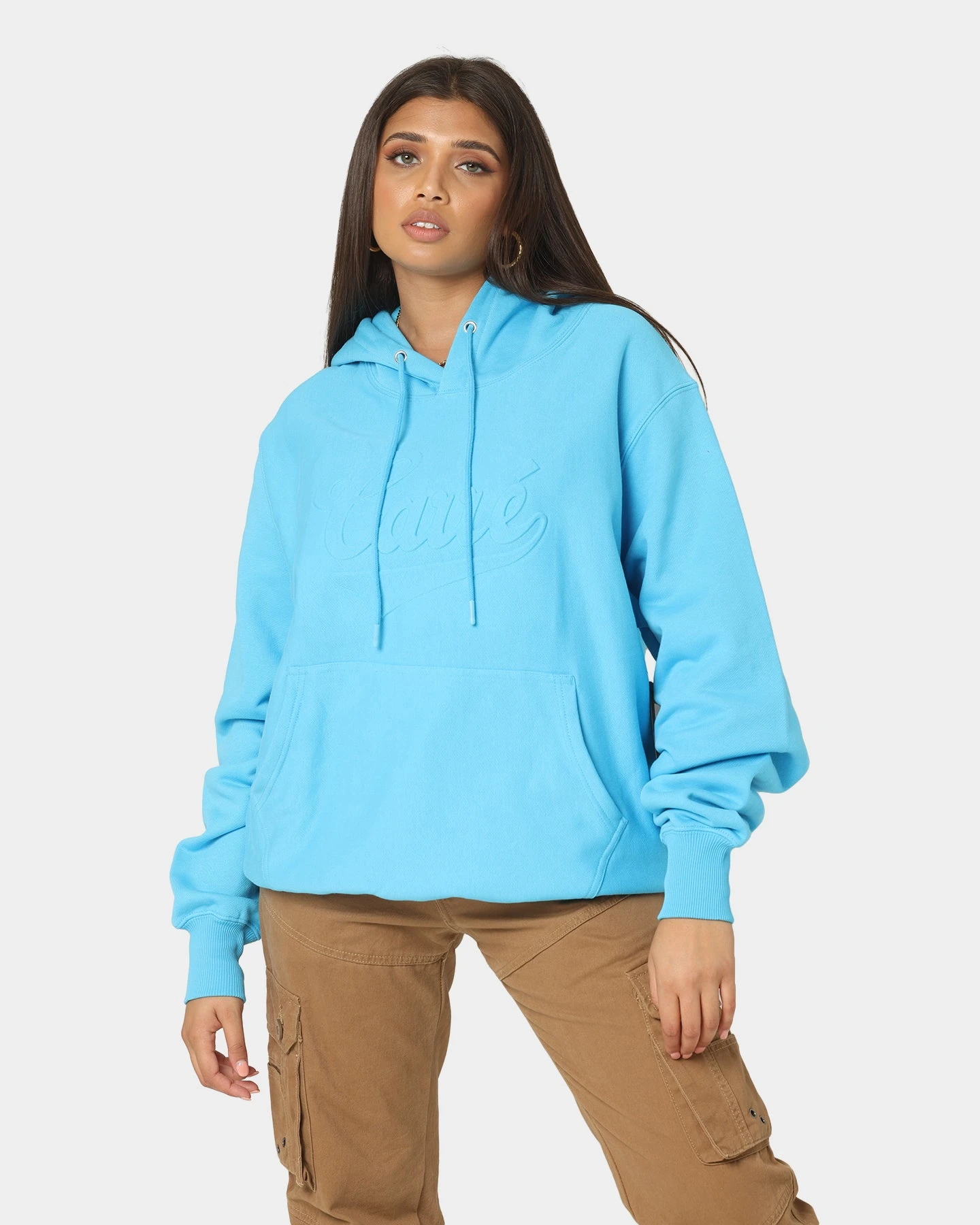 Carre Forme CLS Hoodie Baby Blue Carre Forme CLS Hoodie Baby Blue -Mitchell & Ness Shop 02036021 YB393 womens 0010