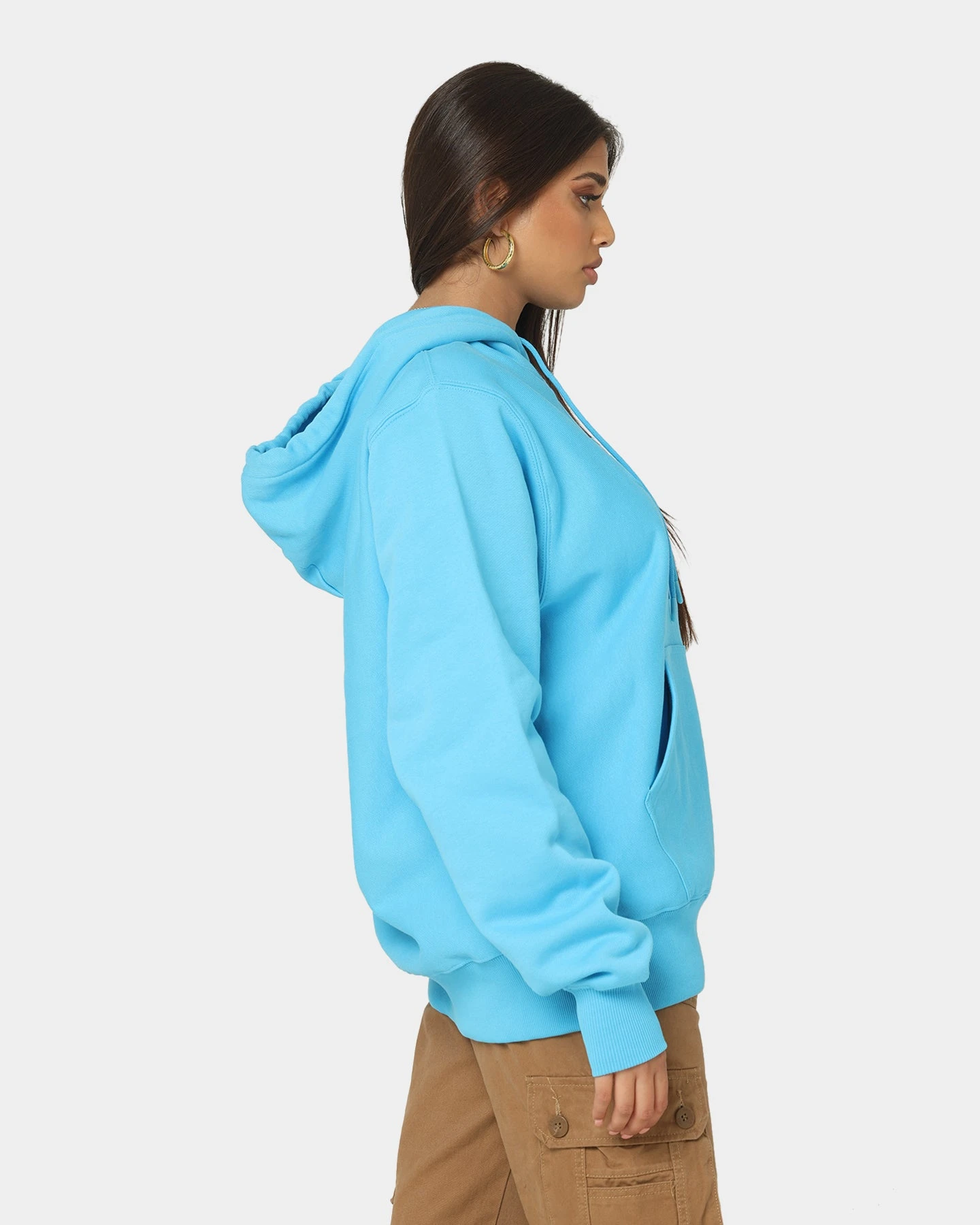 Carre Forme CLS Hoodie Baby Blue Carre Forme CLS Hoodie Baby Blue -Mitchell & Ness Shop 02036021 YB393 womens 0050