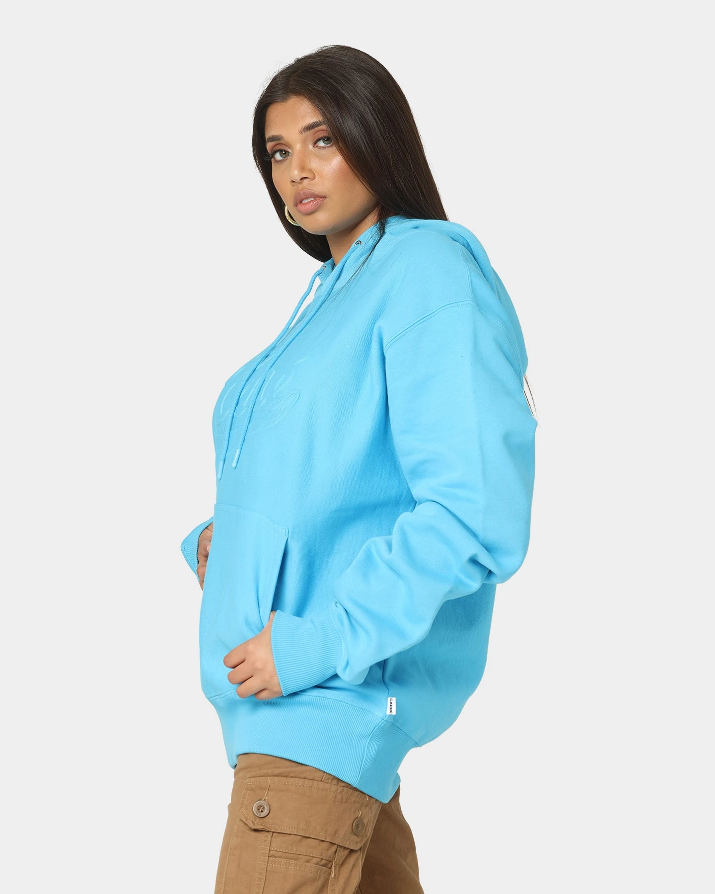 Carre Forme CLS Hoodie Baby Blue Carre Forme CLS Hoodie Baby Blue -Mitchell & Ness Shop 02036021 YB393 womens 0060