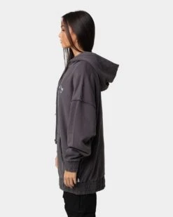 Carre Metalle Distressed Hoodie Washed Grey -Mitchell & Ness Shop 02036024 YQ172 womens 0060