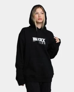HUF X Marvel Weapon X Hoodie Black -Mitchell & Ness Shop 02036197 YB001 womens 015