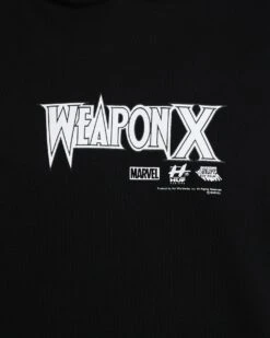 HUF X Marvel Weapon X Hoodie Black -Mitchell & Ness Shop 02036197 YB001 womens 030