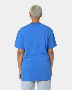 National Collegiate Athletic Association Florida Gators Vintage Arch T-Shirt Washed Royal Blue -Mitchell & Ness Shop 02036287 YW533 womens 0040