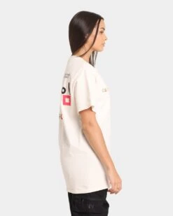 Goat Crew X Squid Game Number Of Players Vintage T-Shirt Off White -Mitchell & Ness Shop 02036327 YO007 womens 050