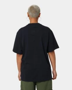 Mitchell & Ness Los Angeles Lakers T-Shirt Faded Black -Mitchell & Ness Shop 02036536 YB554 womens 0040