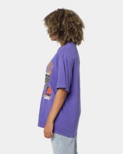 Mitchell & Ness Phoenix Suns Hoop Vintage T-Shirt Faded Purple -Mitchell & Ness Shop 02036538 YF432 womens 0060