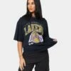 Mitchell & Ness Los Angeles Lakers XL Arch Vintage T-Shirt Faded Black -Mitchell & Ness Shop 02036565 YB554 womens 0010