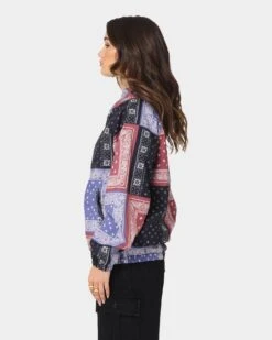 XXIII Women's Enna Bandana Puffer Jacket Multi-coloured 7 XXIII Women's Enna Bandana Puffer Jacket Multi-coloured -Mitchell & Ness Shop 02036688 YM041 womens 0060