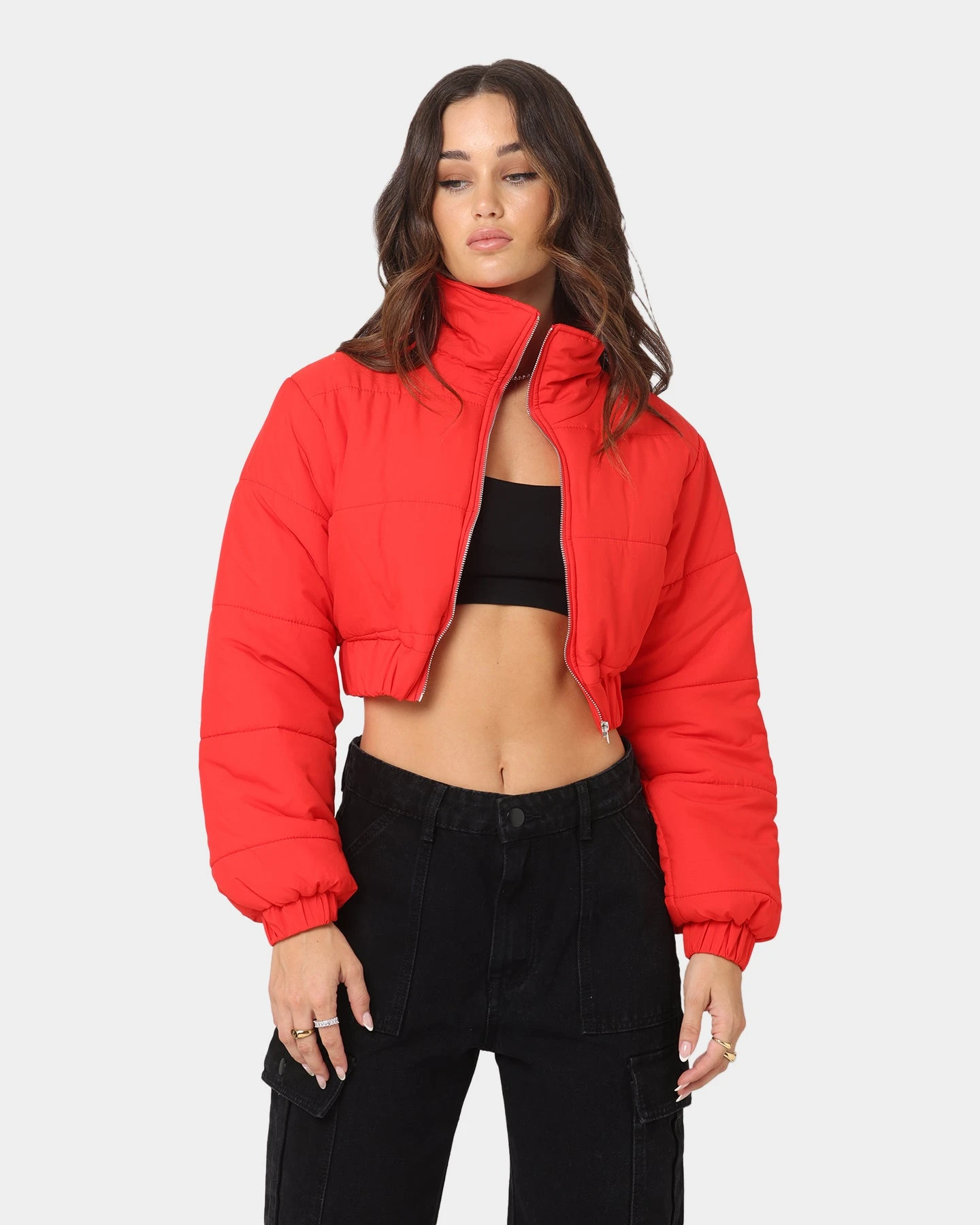 XXIII Women's Chelle Puffer Jacket Red XXIII Women's Chelle Puffer Jacket Red -Mitchell & Ness Shop 02036728 YR001 womens 0010