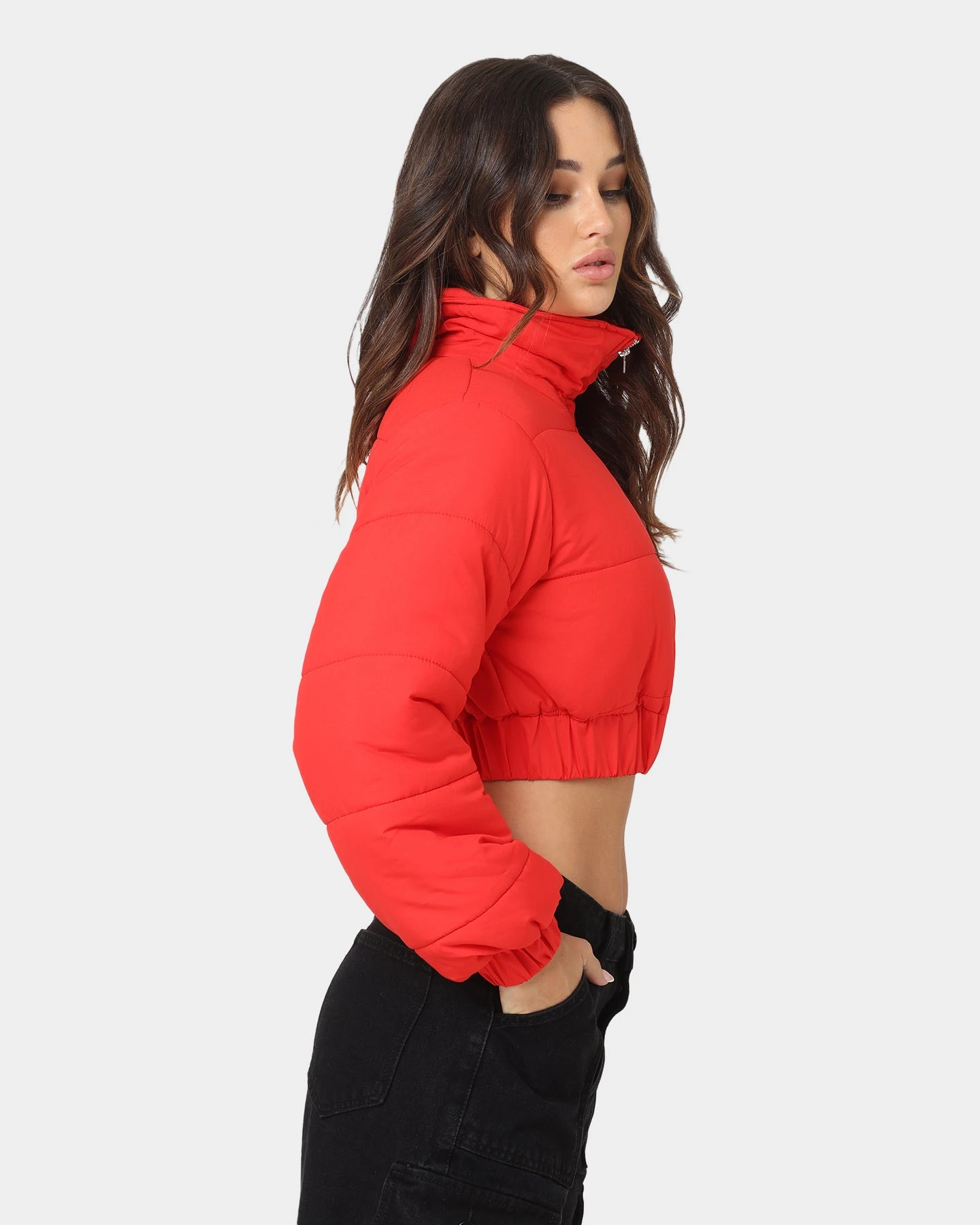 XXIII Women's Chelle Puffer Jacket Red XXIII Women's Chelle Puffer Jacket Red -Mitchell & Ness Shop 02036728 YR001 womens 0050