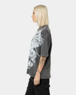 404 Pegasus Vintage T-Shirt Charcoal -Mitchell & Ness Shop 02036747 YC300 womens 0060