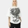 404 Pegasus Vintage T-Shirt Off White -Mitchell & Ness Shop 02036747 YO007 womens 0010