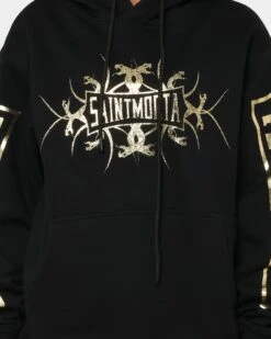 Saint Morta Venom Hoodie Black/Gold -Mitchell & Ness Shop 02036910 YB003 womens 0030
