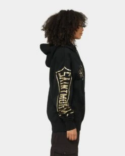 Saint Morta Venom Hoodie Black/Gold -Mitchell & Ness Shop 02036910 YB003 womens 0050