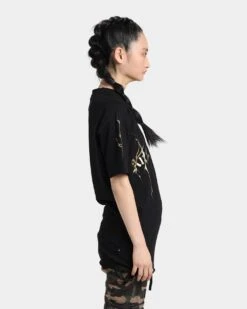 The Anti Order Youthquake T-Shirt Black/Gold -Mitchell & Ness Shop 02036963 YB003 womens 0050