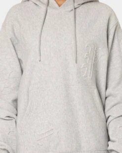 Carré CP Impression Classic Hoodie Grey Marle -Mitchell & Ness Shop 02037263 YQ163 womens 0030