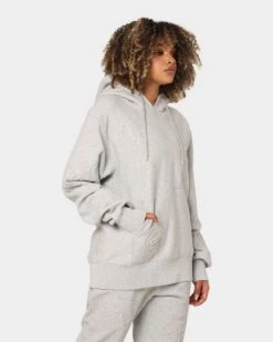 Carré CP Impression Classic Hoodie Grey Marle -Mitchell & Ness Shop 02037263 YQ163 womens 0050