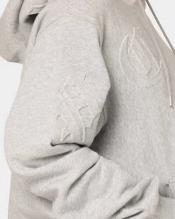 Carré CP Impression Classic Hoodie Grey Marle -Mitchell & Ness Shop 02037263 YQ163 womens 0070