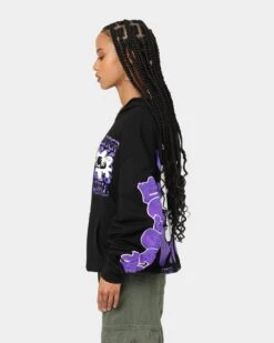 Loiter Fleur Hoodie Black 8 Loiter Fleur Hoodie Black -Mitchell & Ness Shop 02037553 YB001 womens 0070