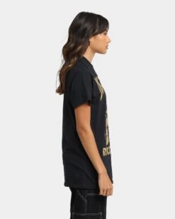 Death Row Records The Chair T-Shirt Black/Gold 6 Death Row Records The Chair T-Shirt Black/Gold -Mitchell & Ness Shop 02037705 YB003 womens 0050
