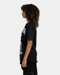 Death Row Records The Chair T-Shirt Black/White -Mitchell & Ness Shop 02037705 YB012 womens 0060