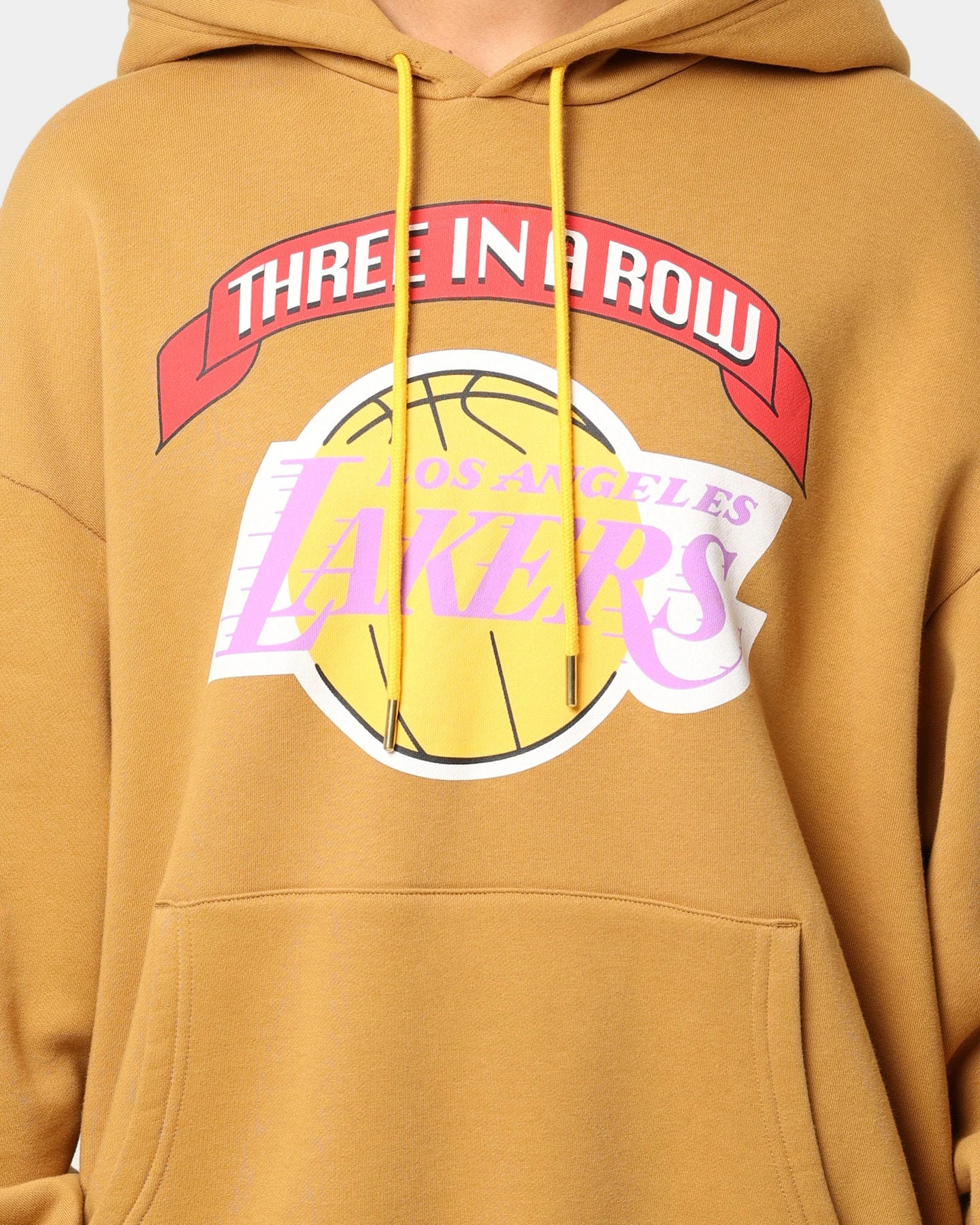 Mitchell & Ness Los Angeles Lakers 3-Peat Hoodie Bone Brown Mitchell & Ness Los Angeles Lakers 3-Peat Hoodie Bone Brown -Mitchell & Ness Shop 02038016 YB1007 womens 0030