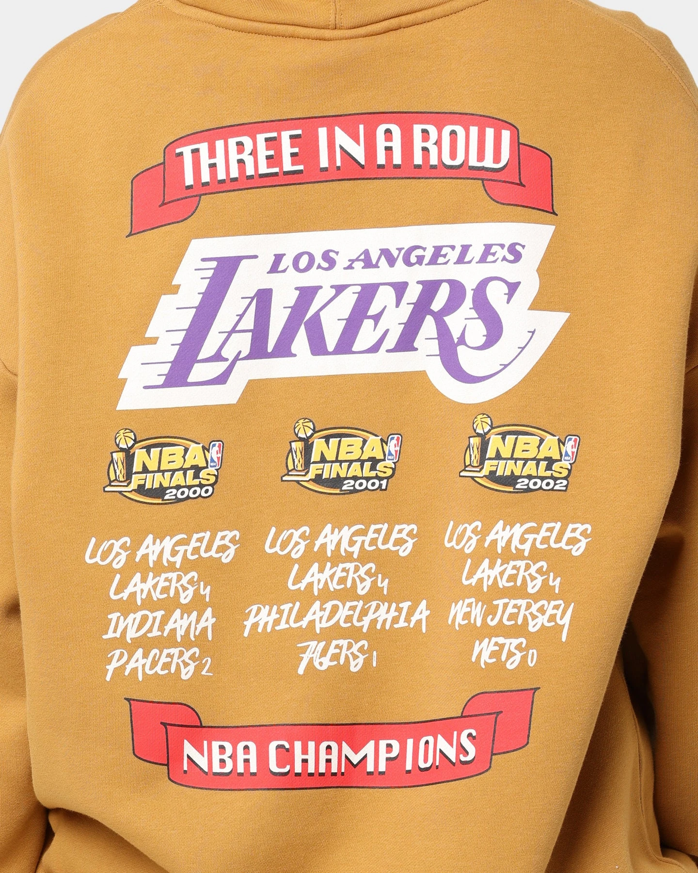 Mitchell & Ness Los Angeles Lakers 3-Peat Hoodie Bone Brown Mitchell & Ness Los Angeles Lakers 3-Peat Hoodie Bone Brown -Mitchell & Ness Shop 02038016 YB1007 womens 0040