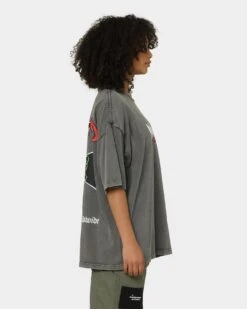 Loiter Eternal Vintage T-Shirt Charcoal 7 Loiter Eternal Vintage T-Shirt Charcoal -Mitchell & Ness Shop 02038129 YC300 womens 0060