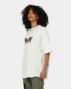 Loiter Eternal Vintage T-Shirt Off White -Mitchell & Ness Shop 02038129 YO007 womens 0070