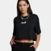 HUF Women's 1993 Crop T-Shirt Black